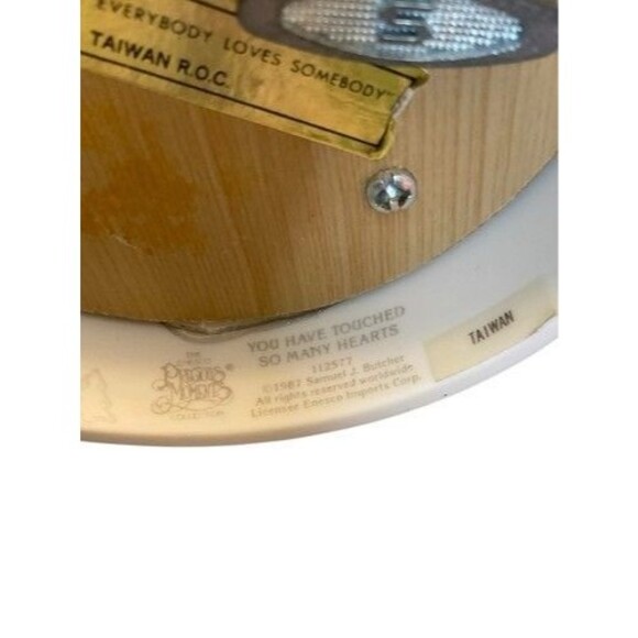 VTG 83s Enesco Precious Moments You Have Touched So Many Hearts Figurine 6.5" - Picture 2 of 11